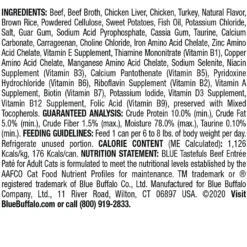 Blue Buffalo Tastefuls Beef Entree Pate Wet Cat Food (5.5oz X 12) 9 Blue Buffalo Tastefuls Beef Entree Pate Wet Cat Food (5.5oz X 12) -Blue Buffalo blue buffalo tastefuls beef entree pate wet cat food 5 5oz x 12 80