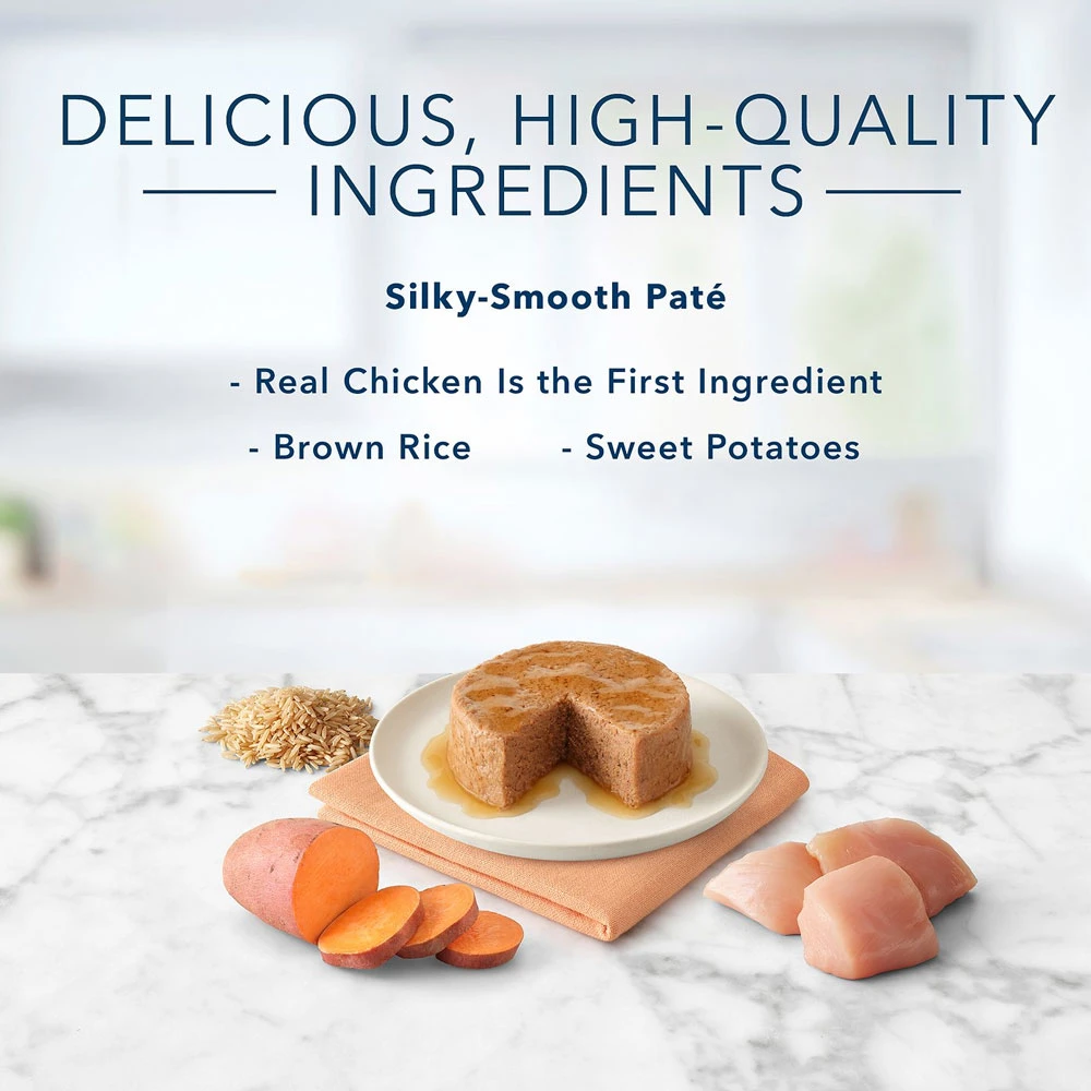 Blue Buffalo Tastefuls Chicken Entree Mature Cats Pate Wet Cat Food (3oz X 12) 2 Blue Buffalo Tastefuls Chicken Entree Mature Cats Pate Wet Cat Food (3oz X 12) - Image 2