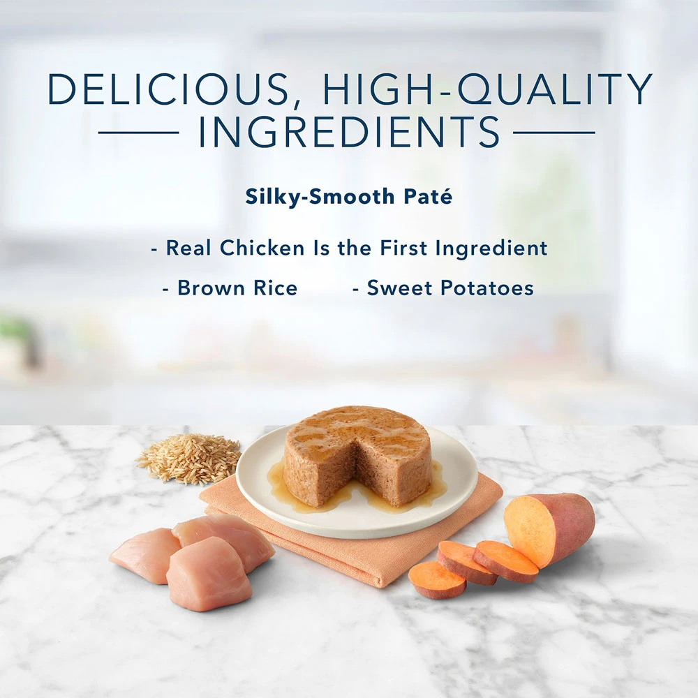 Blue Buffalo Tastefuls Chicken Entree Pate Wet Cat Food (5.5oz X 12) 2 Blue Buffalo Tastefuls Chicken Entree Pate Wet Cat Food (5.5oz X 12) - Image 2