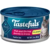 Blue Buffalo Tastefuls Fish & Shrimp Entree In Gravy Flaked Wet Cat Food (3oz X 12)
