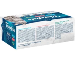 Blue Buffalo Tastefuls Salmon, Chicken, Ocean Fish & Tuna Entrees Variety Pack Pate Wet Cat Food (5.5oz X 12) -Blue Buffalo blue buffalo tastefuls salmon chicken ocean fish tuna entrees variety pack pate wet cat food 5 5oz x 12 80
