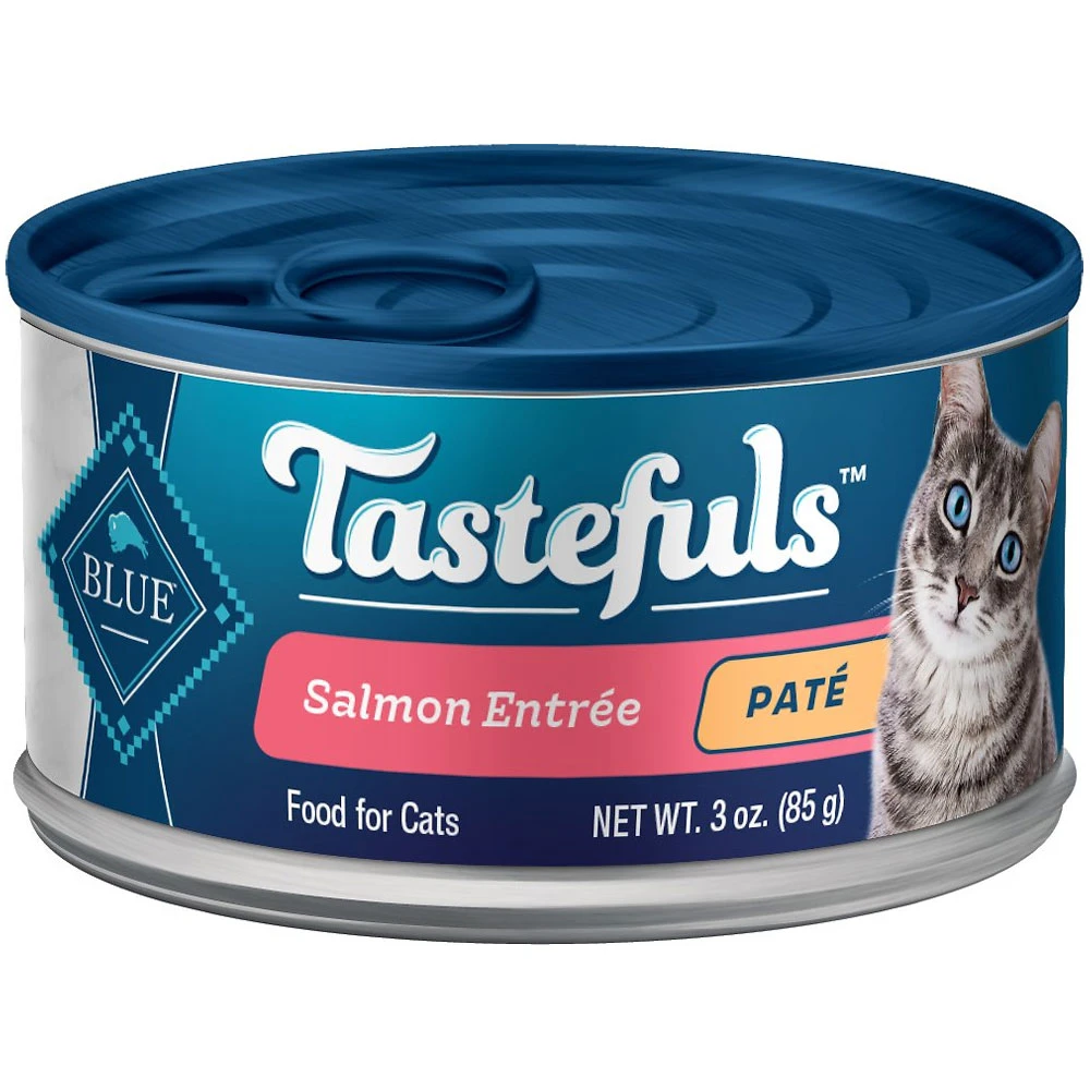 Blue Buffalo Tastefuls Salmon Entree Pate Wet Cat Food (3oz X 12) 1 Blue Buffalo Tastefuls Salmon Entree Pate Wet Cat Food (3oz X 12)