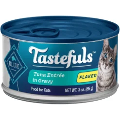 Blue Buffalo Tastefuls Tuna Entree In Gravy Flaked Wet Cat Food (3oz X 12)