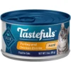 Blue Buffalo Tastefuls Turkey & Chicken Entree Pate Wet Cat Food (3oz X 12)