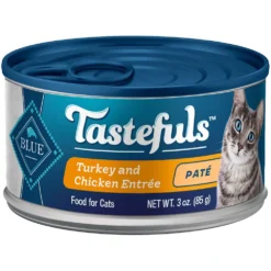 Blue Buffalo Tastefuls Turkey & Chicken Entree Pate Wet Cat Food (3oz X 12)