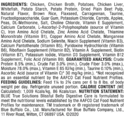 Blue Buffalo True Solutions Blissful Belly Digestive Care Formula Wet Cat Food (3oz X 24) 8 Blue Buffalo True Solutions Blissful Belly Digestive Care Formula Wet Cat Food (3oz X 24) -Blue Buffalo blue buffalo true solutions blissful belly digestive care formula wet cat food 3oz x 24 86