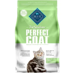 Blue Buffalo True Solutions Perfect Coat Skin & Coat Care Formula Dry Cat Food (11.5 Lb)