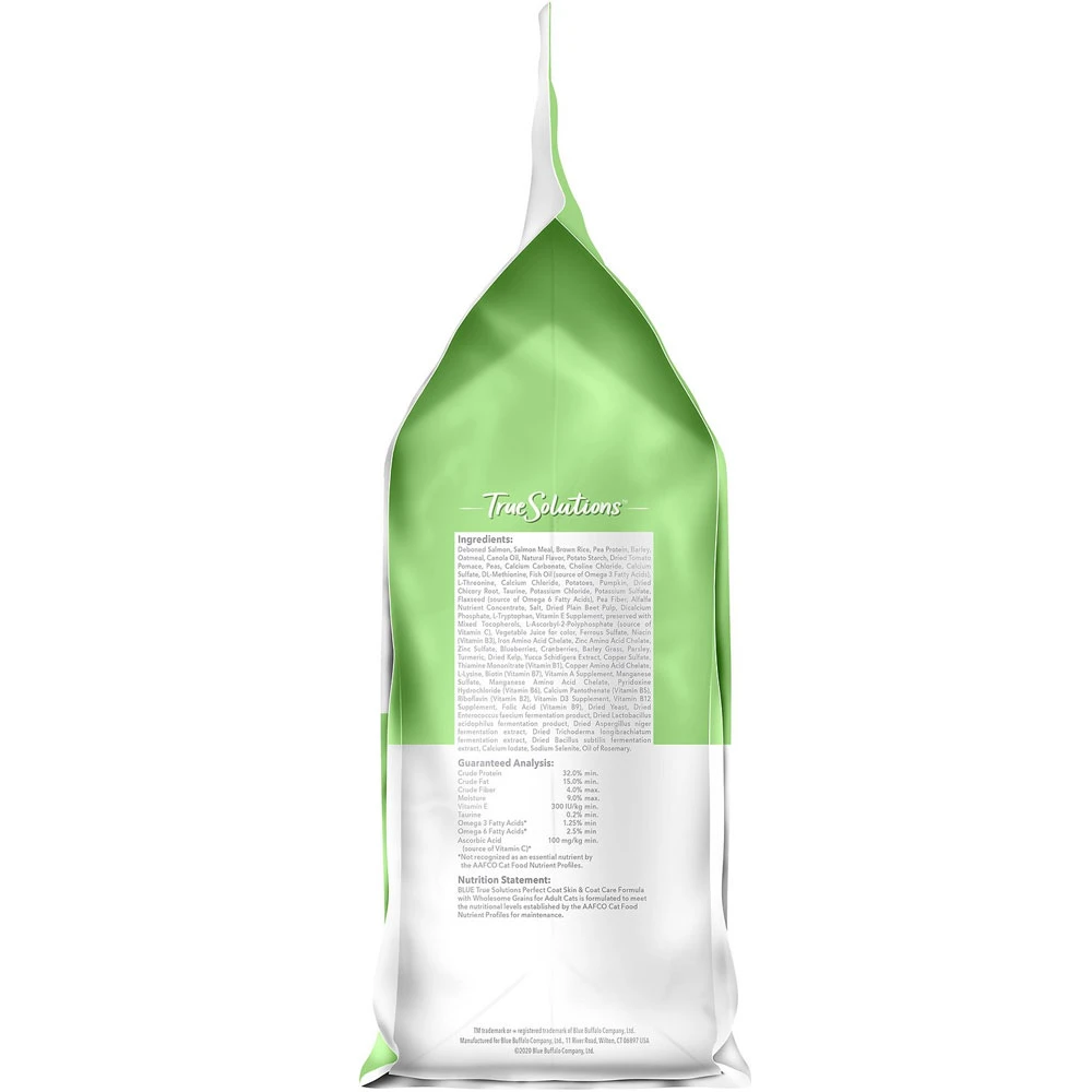 Blue Buffalo True Solutions Perfect Coat Skin & Coat Care Formula Dry Cat Food (3.5 Lb) 8 Blue Buffalo True Solutions Perfect Coat Skin & Coat Care Formula Dry Cat Food (3.5 Lb) - Image 8