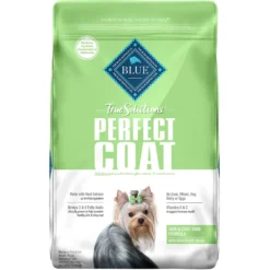 Blue Buffalo True Solutions Perfect Coat Skin & Coat Care Formula Dry Dog Food (4 Lb)