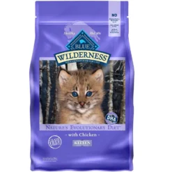 Blue Buffalo Wilderness Kitten Chicken Recipe Grain-Free Dry Cat Food (5 Lb)