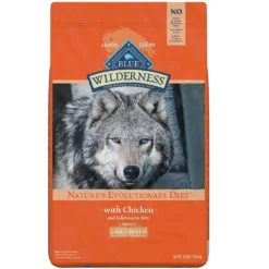 Blue Buffalo Wilderness Large Breed Chicken Recipe Grain-Free Dry Dog Food, 24-lb Bag