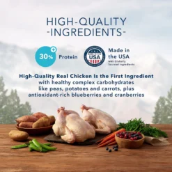 Blue Buffalo Wilderness Large Breed Chicken Recipe Grain-Free Dry Dog Food, 24-lb Bag -Blue Buffalo blue buffalo wilderness large breed chicken recipe grain free dry dog food 24 lb bag 98