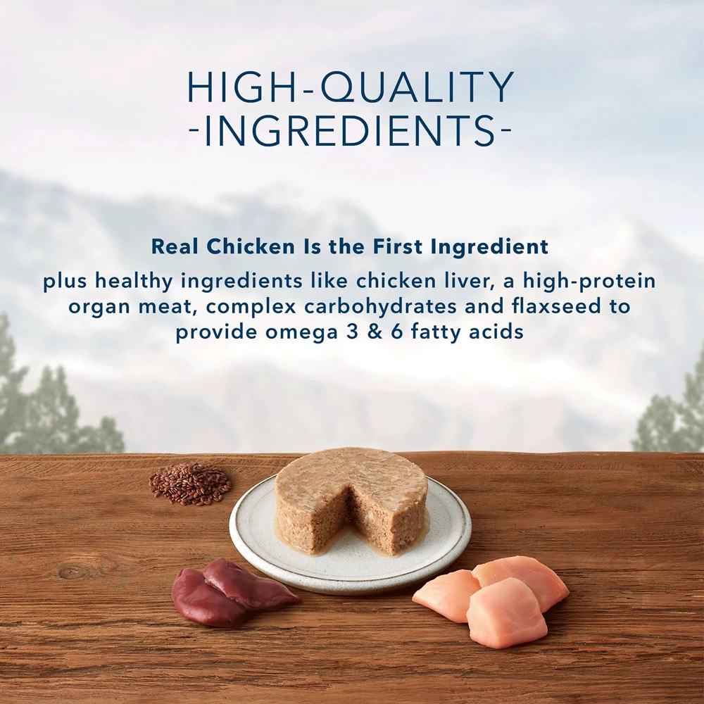 Blue Buffalo Wilderness Mature Chicken Recipe Grain-Free Canned Cat Food (3oz X24) 3 Blue Buffalo Wilderness Mature Chicken Recipe Grain-Free Canned Cat Food (3oz X24) - Image 3