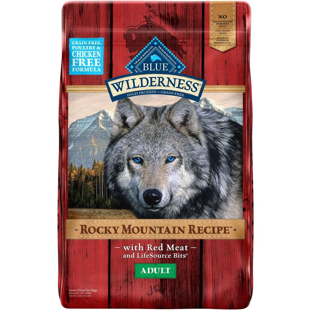 Blue Buffalo Wilderness Rocky Mountain Recipe With Red Meat Adult Grain-Free Dry Dog Food (22 Lb) 1 Blue Buffalo Wilderness Rocky Mountain Recipe With Red Meat Adult Grain-Free Dry Dog Food (22 Lb)