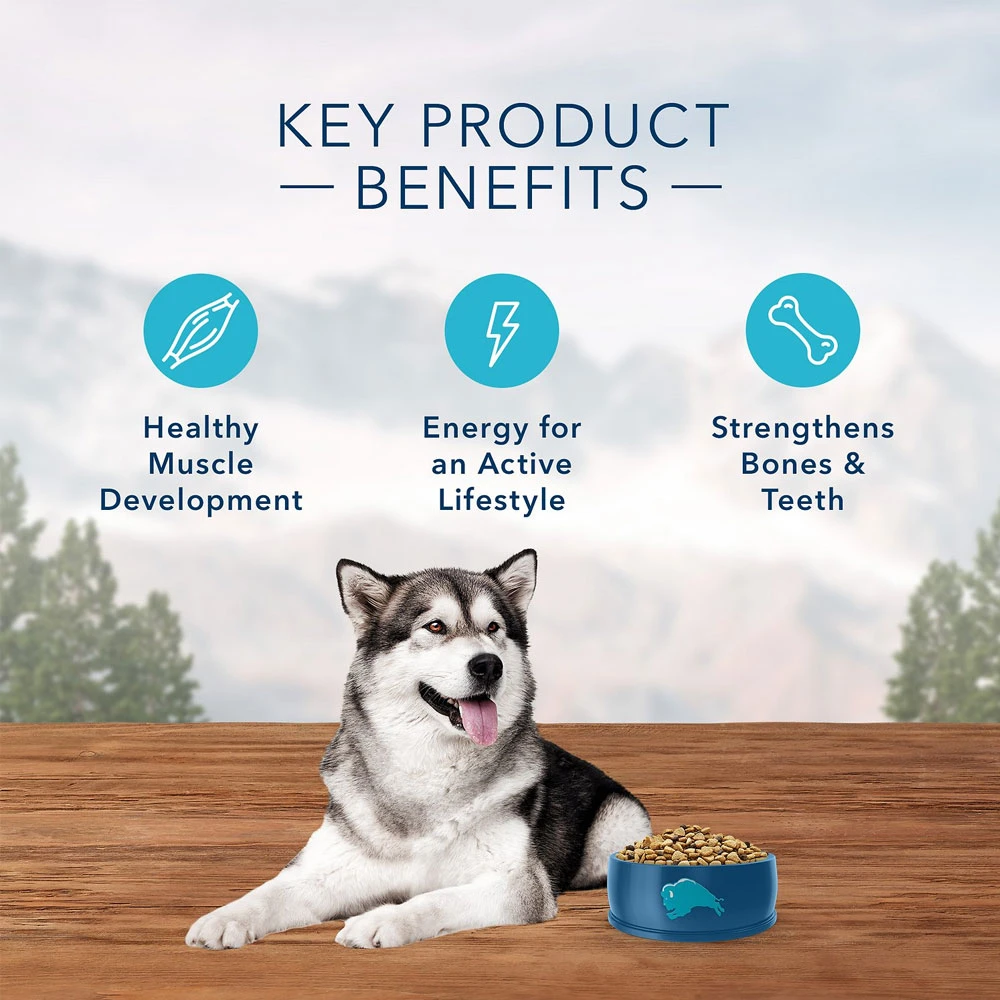 Blue Buffalo Wilderness Rocky Mountain Recipe With Red Meat Adult Grain-Free Dry Dog Food (22 Lb) 4 Blue Buffalo Wilderness Rocky Mountain Recipe With Red Meat Adult Grain-Free Dry Dog Food (22 Lb) - Image 4