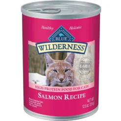 Blue Buffalo Wilderness Salmon Grain-Free Canned Cat Food (12.5oz X 12)