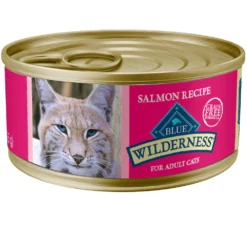 Blue Buffalo Wilderness Salmon Grain-Free Canned Cat Food (3oz X 12)