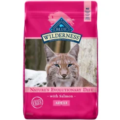 Blue Buffalo Wilderness Salmon Recipe Grain-Free Dry Cat Food, 11-lb Bag