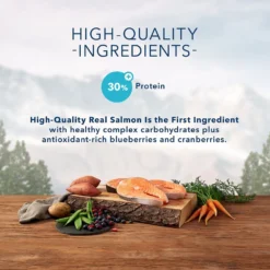 Blue Buffalo Wilderness Salmon Recipe Grain-Free Dry Cat Food, 11-lb Bag -Blue Buffalo blue buffalo wilderness salmon recipe grain free dry cat food 11 lb bag 86
