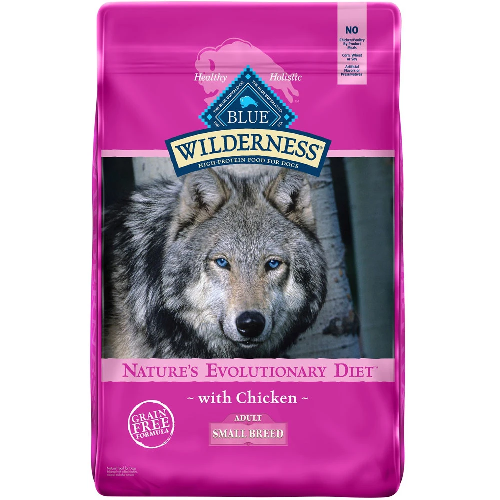 Blue Buffalo Wilderness Small Breed Chicken Recipe Grain-Free Dry Dog Food (24 Lb) 1 Blue Buffalo Wilderness Small Breed Chicken Recipe Grain-Free Dry Dog Food (24 Lb)