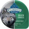 Blue Buffalo Wilderness Trail Trays Duck Grill Formula Grain-Free Dog Food Trays (3.5oz X 12)