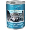 Blue Buffalo Wilderness Turkey & Chicken Canned Dog Food (12x12.5 Oz)