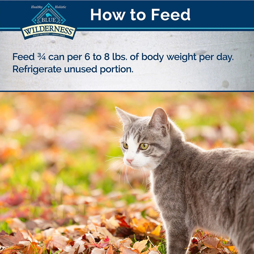 Blue Buffalo Wilderness Turkey Grain-Free Canned Cat Food (3oz X 24) 7 Blue Buffalo Wilderness Turkey Grain-Free Canned Cat Food (3oz X 24) - Image 7