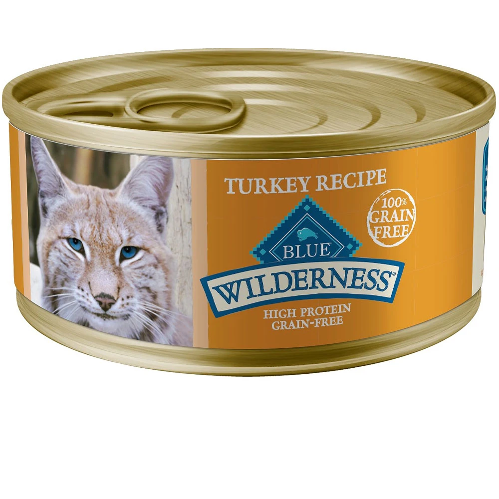 Blue Buffalo Wilderness Turkey Grain-Free Canned Cat Food (5.5oz X 24) 1 Blue Buffalo Wilderness Turkey Grain-Free Canned Cat Food (5.5oz X 24)