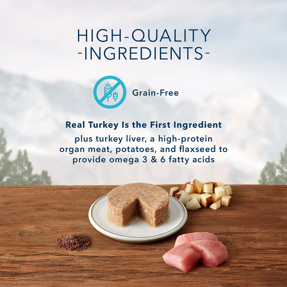 Blue Buffalo Wilderness Turkey Grain-Free Canned Cat Food (5.5oz X 24) 3 Blue Buffalo Wilderness Turkey Grain-Free Canned Cat Food (5.5oz X 24) - Image 3