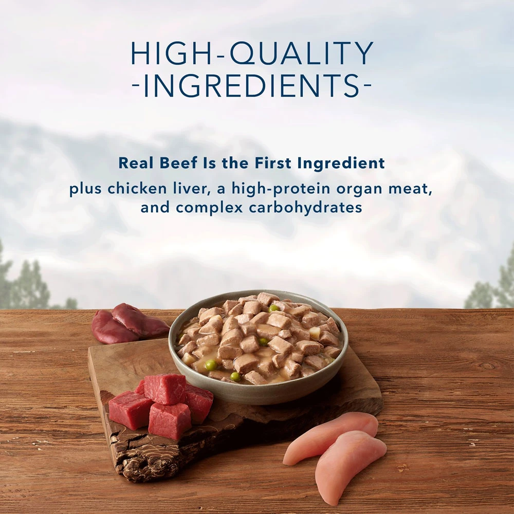 Blue Buffalo Wilderness Wolf Creek Stew Hearty Beef Stew Grain-Free Adult Canned Dog Food (12.5oz X 12) 3 Blue Buffalo Wilderness Wolf Creek Stew Hearty Beef Stew Grain-Free Adult Canned Dog Food (12.5oz X 12) - Image 3